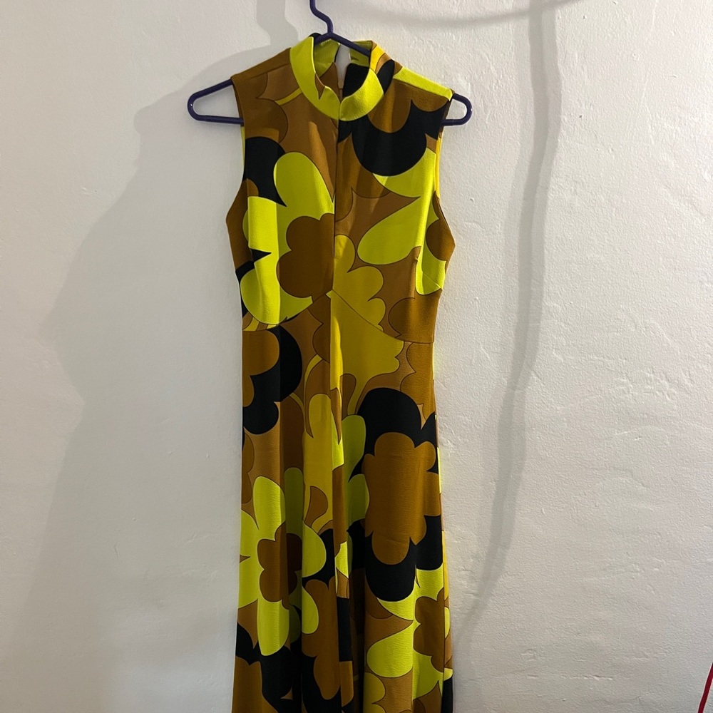 FARM Rio Vibrant Floral Maxi Dress - Yellow and Black